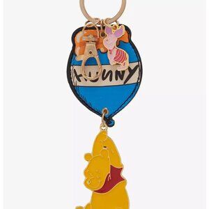 Disney Winnie the Pooh Hunny Pot Multi-Charm Keychain - NWT
